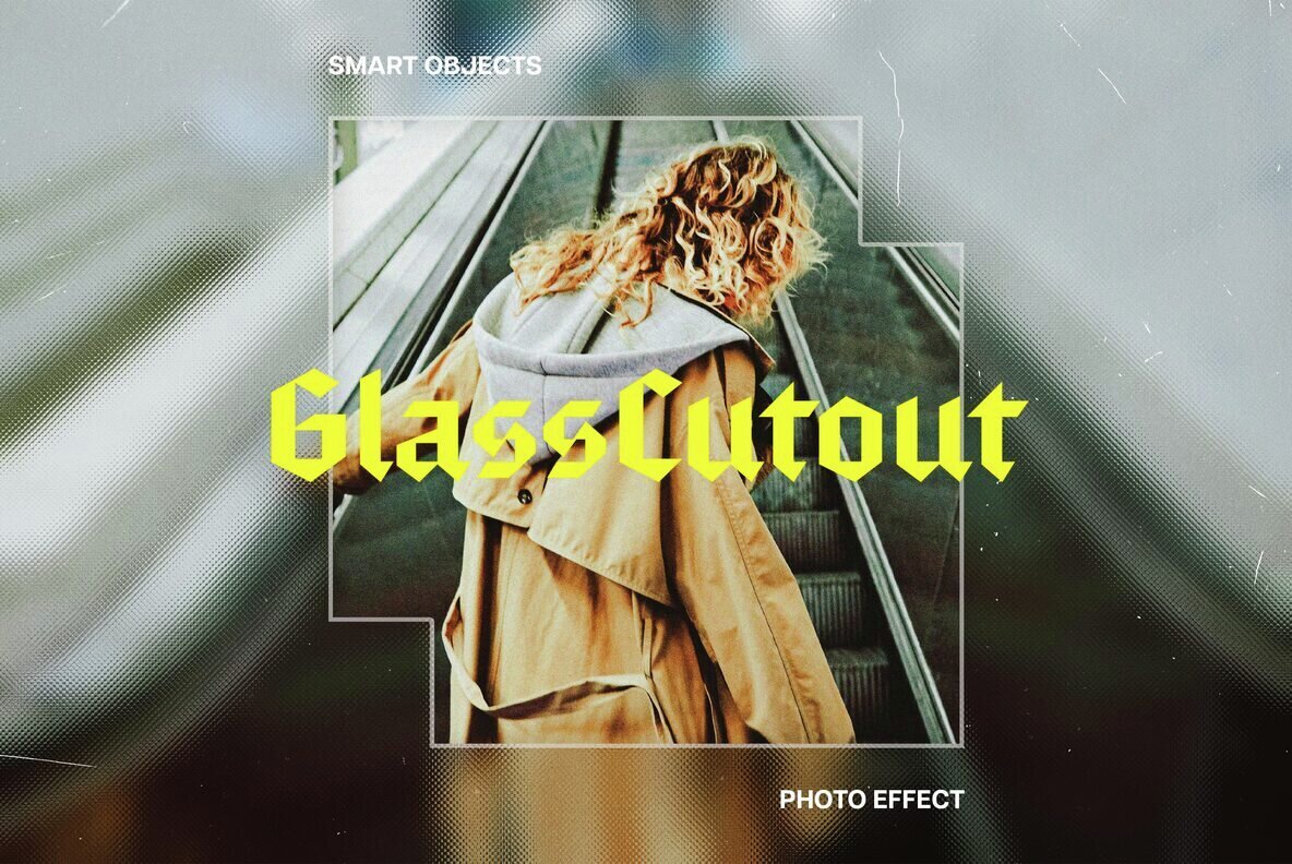 Glass Cutout Photo Effect 1