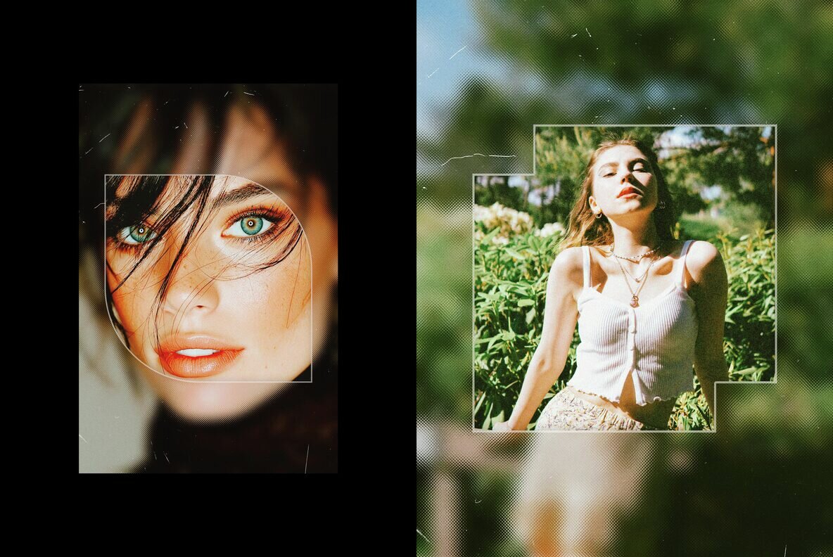 Glass Cutout Photo Effect 6