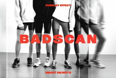 Bad Smudged Scan Photo Effect