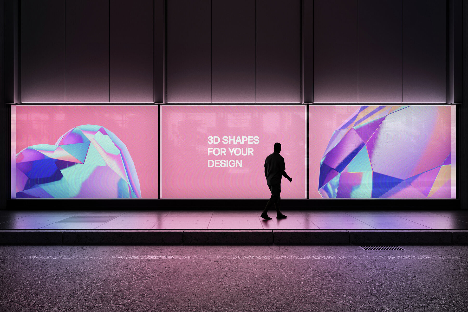 Crystals Collection   3D Objects Set 3