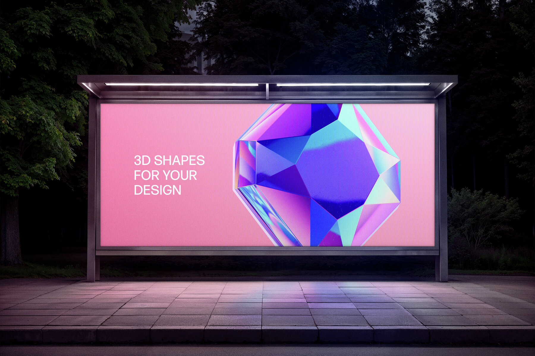 Crystals Collection   3D Objects Set 7