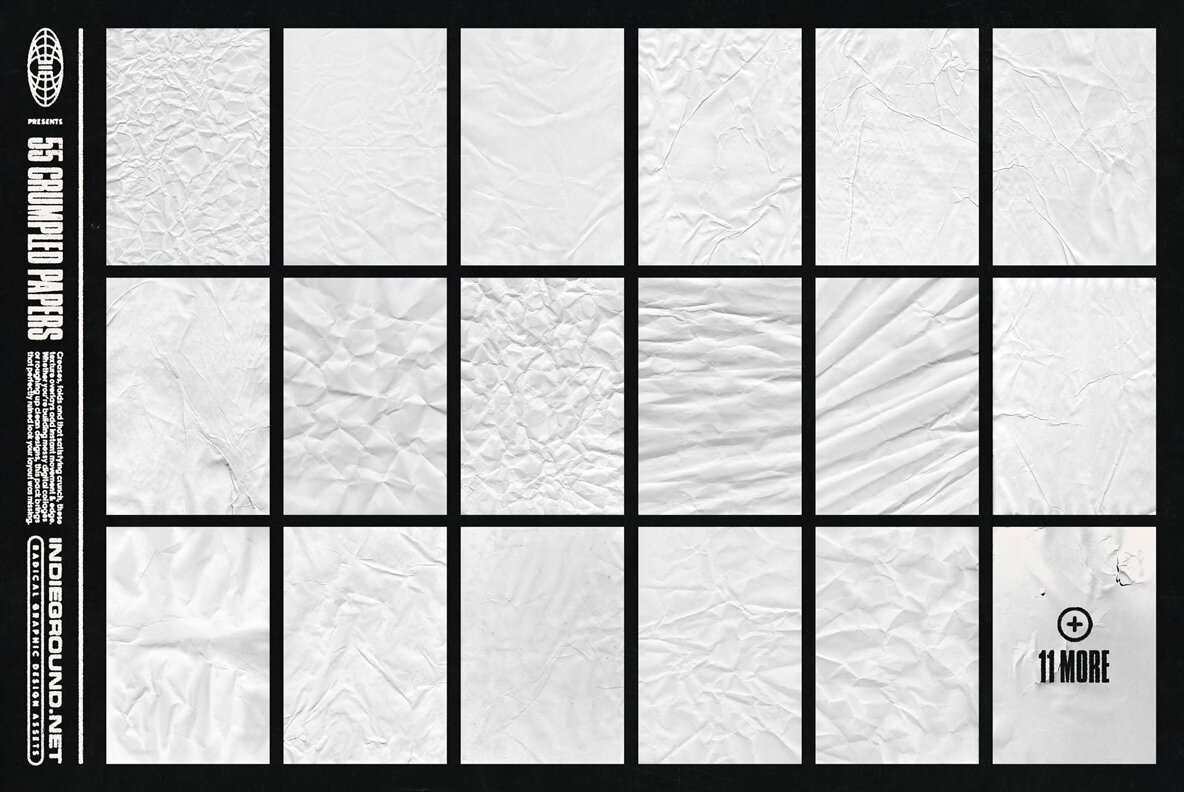 Crumpled Paper Textures 4