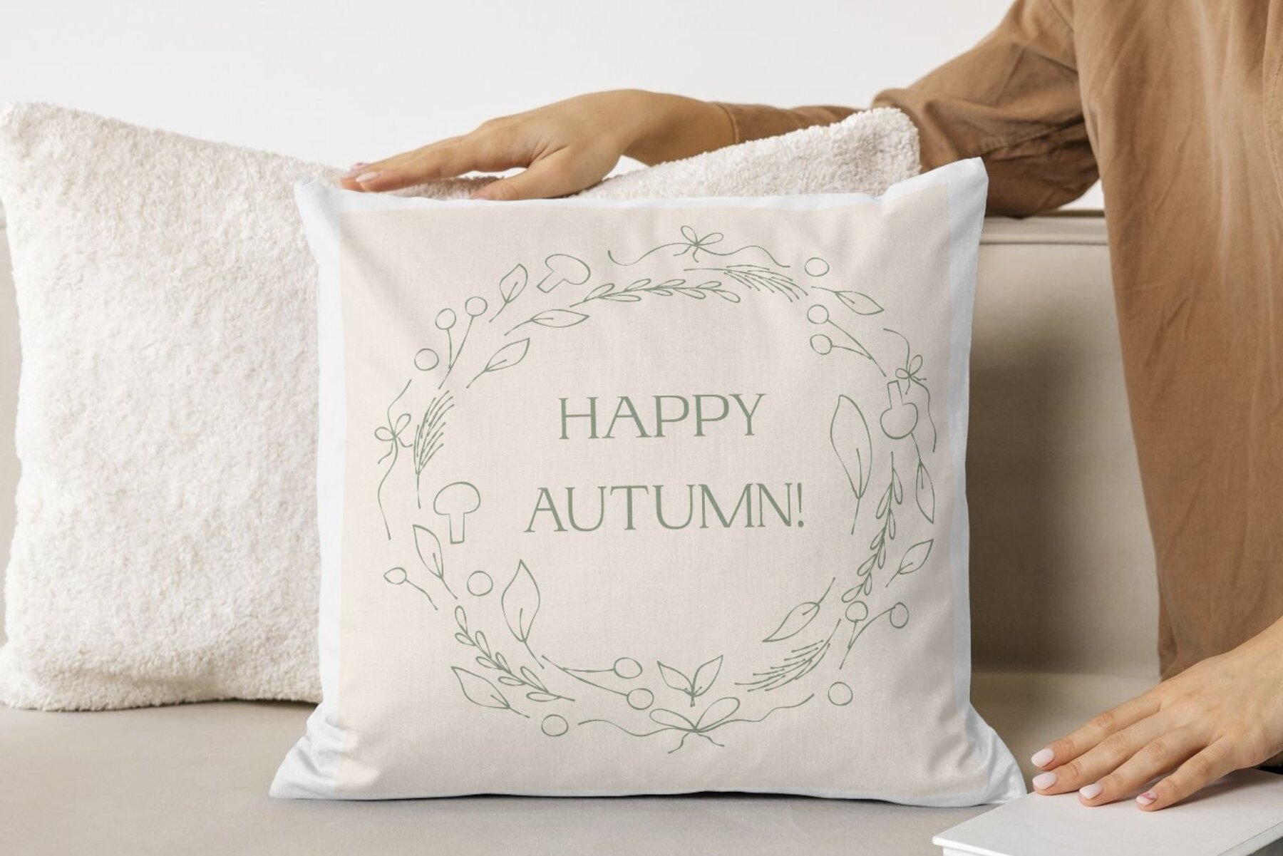 Autumn Outline Hand Drawn Food Fall 4