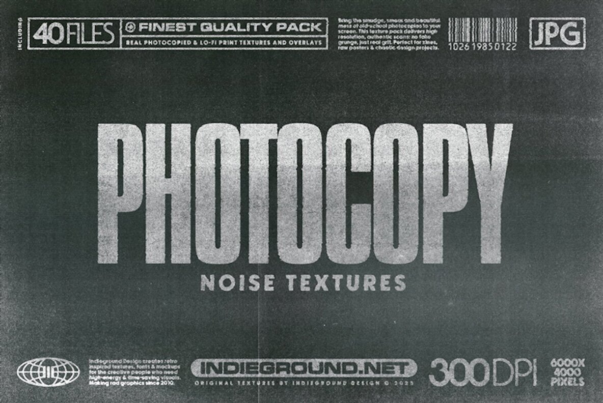 Photocopy Noise Textures 1