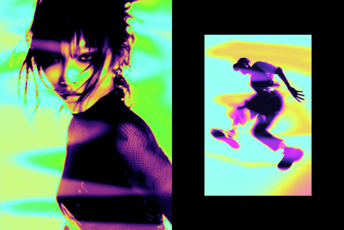 Acid Smudged Photo Effect 6