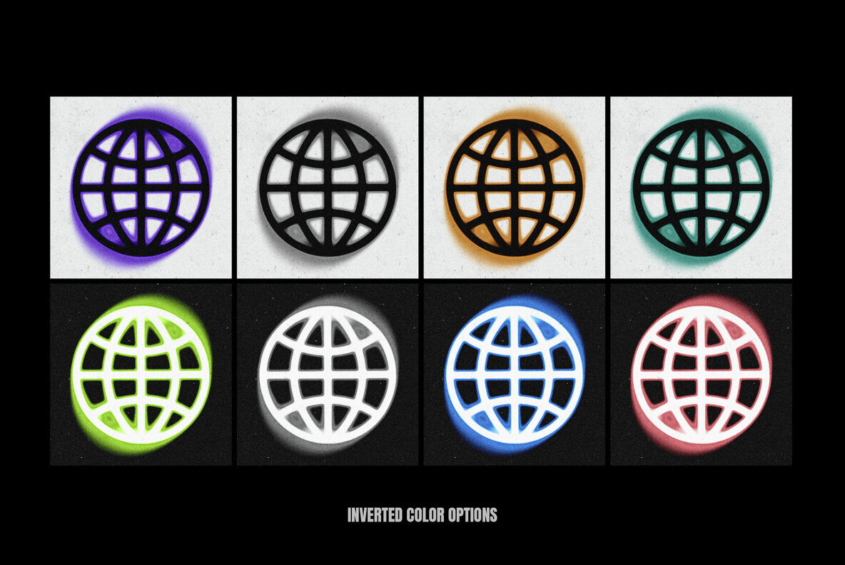 Colored Blur Text Effect 2