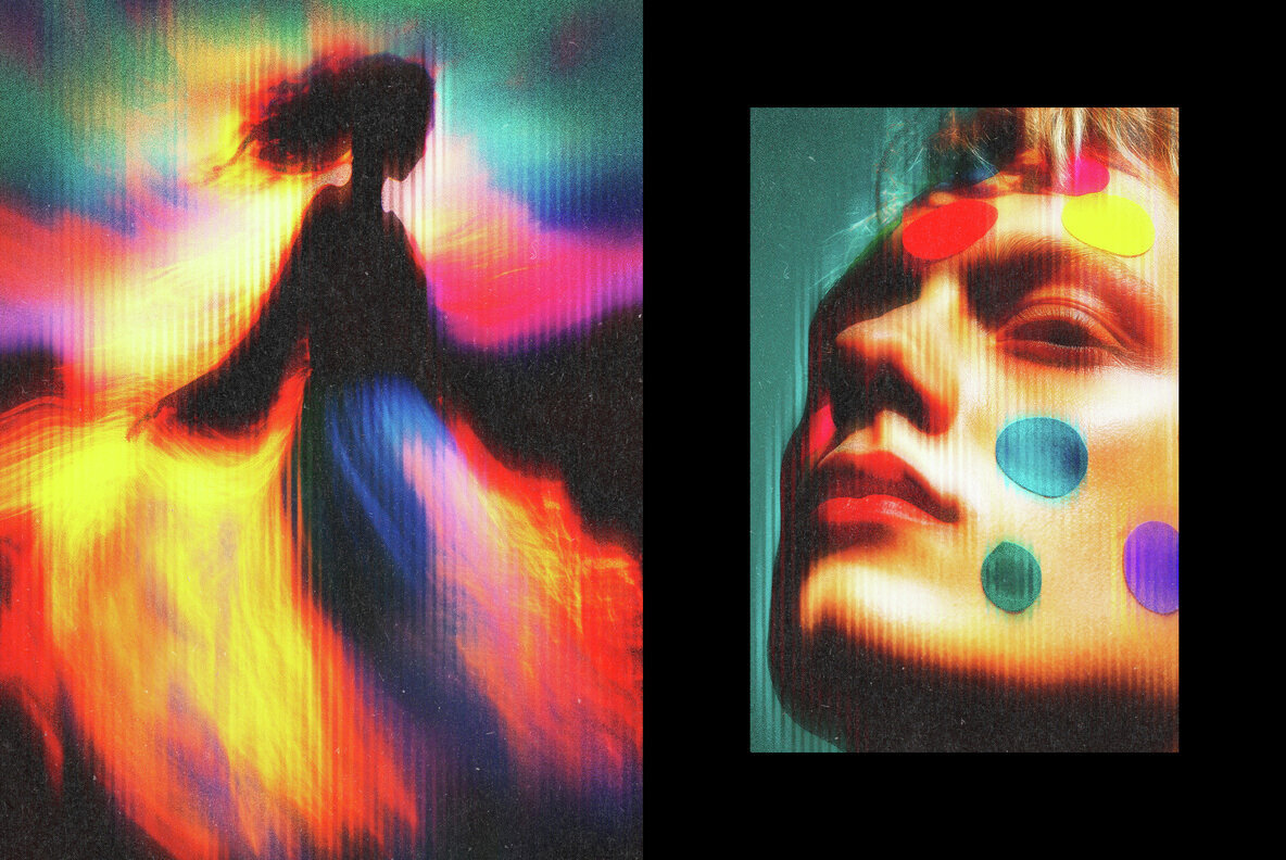 Glitched Color Photo Effect 2