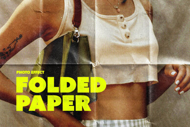 Folded Paper Photo Effect
