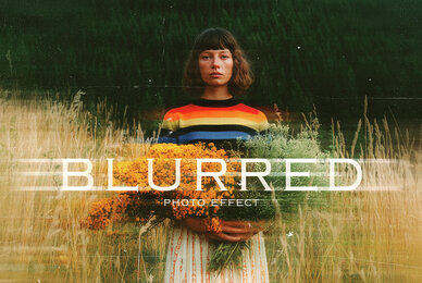 Bright Blurred Photo Effect