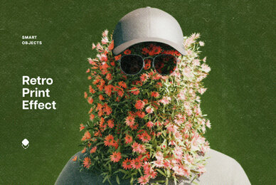 Halftone Print Effect