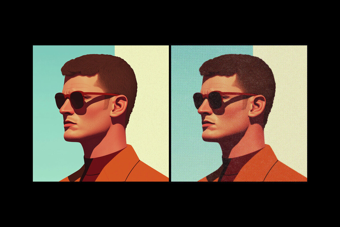 Halftone Print Effect 2