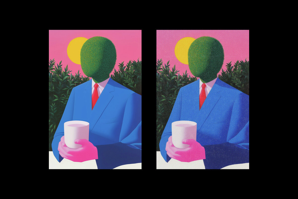 Halftone Print Effect 6