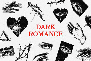Dark Romance Hand Drawn Elements