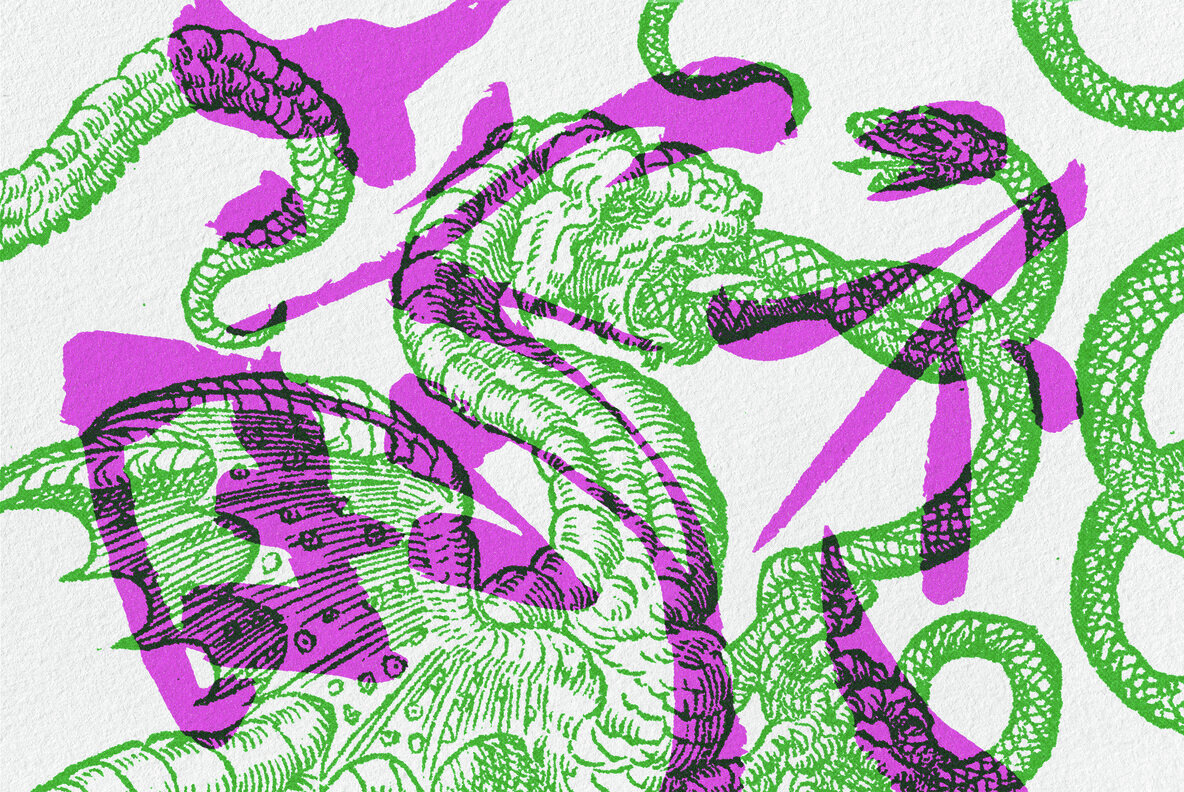 Risograph Vintage Overprint Effect 3