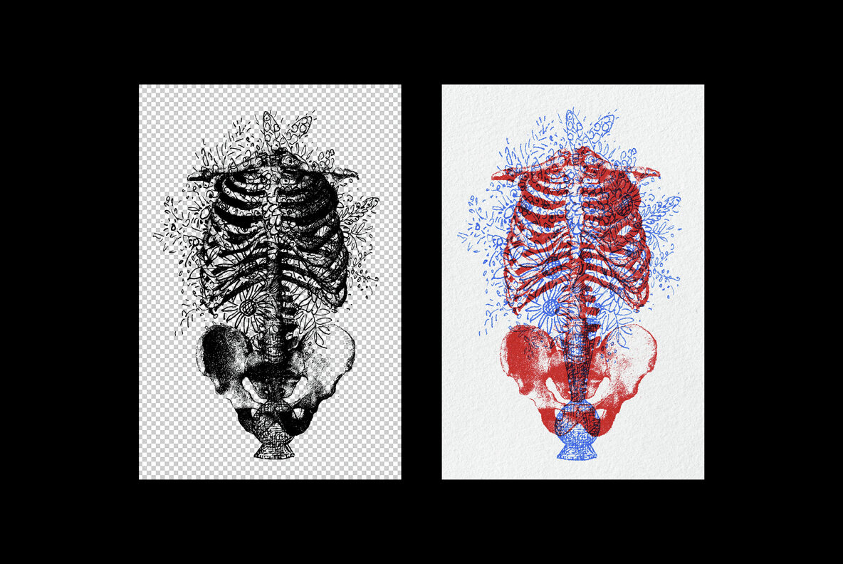 Risograph Vintage Overprint Effect 4