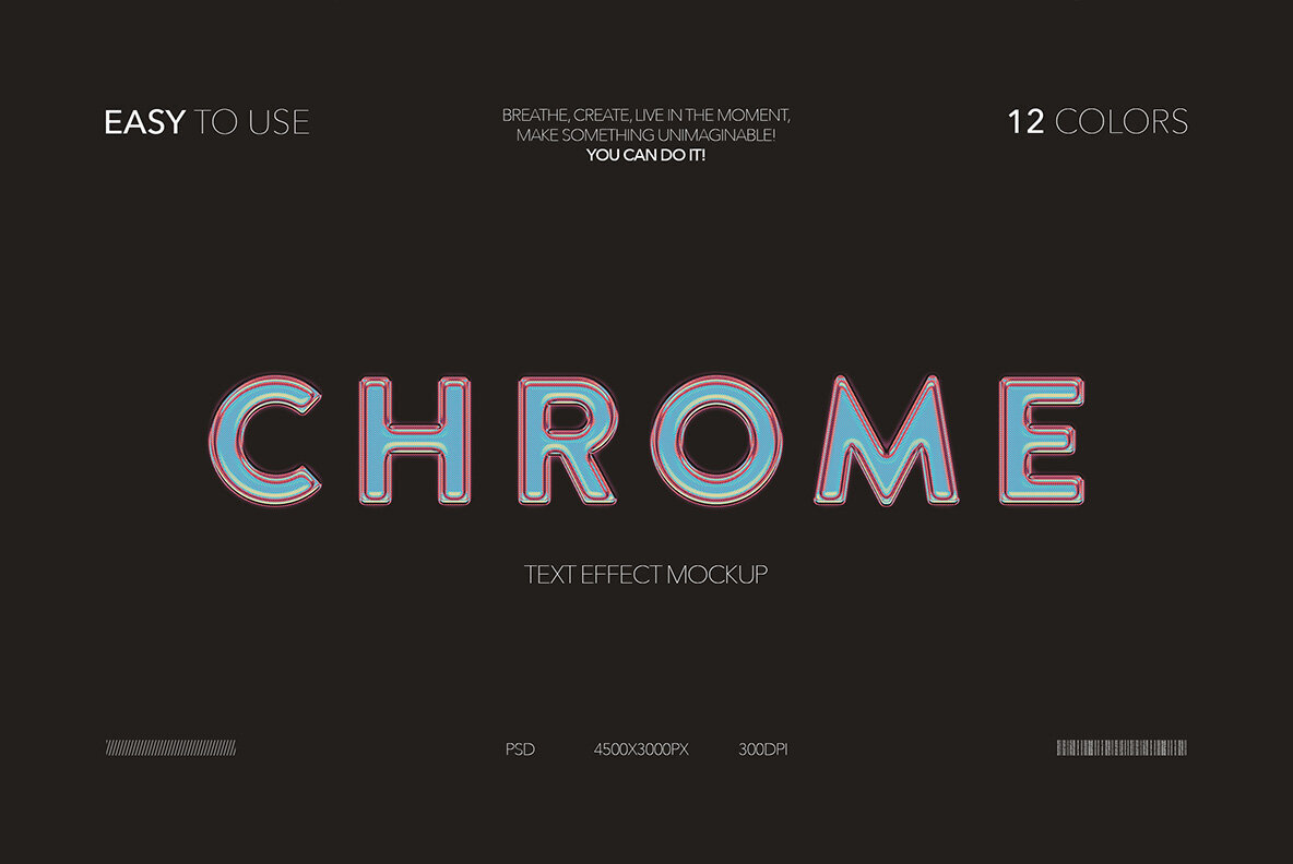 Chrome Text Effect 1