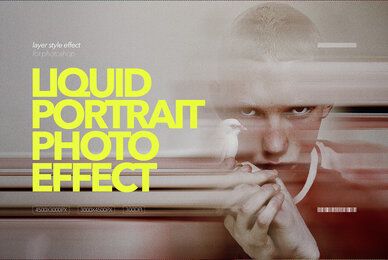 Liquid Portrait Photo Effect