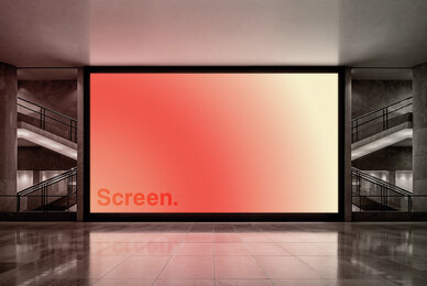 Shopping Mall Screen Mockup