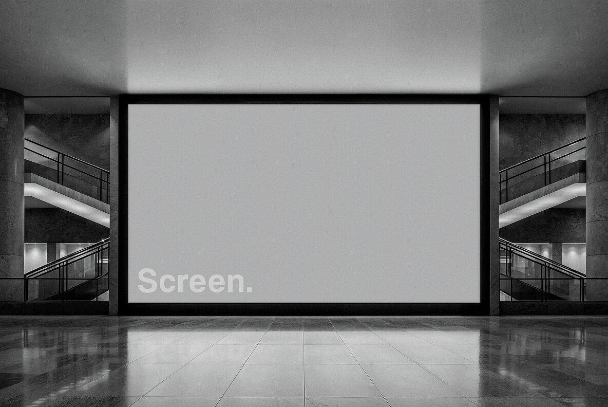 Shopping Mall Screen Mockup 4