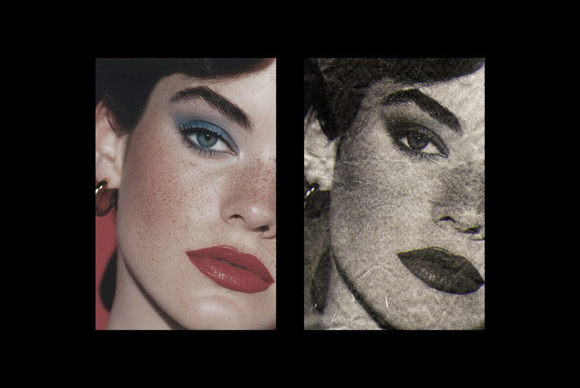 Retro Paper Print Effect 3