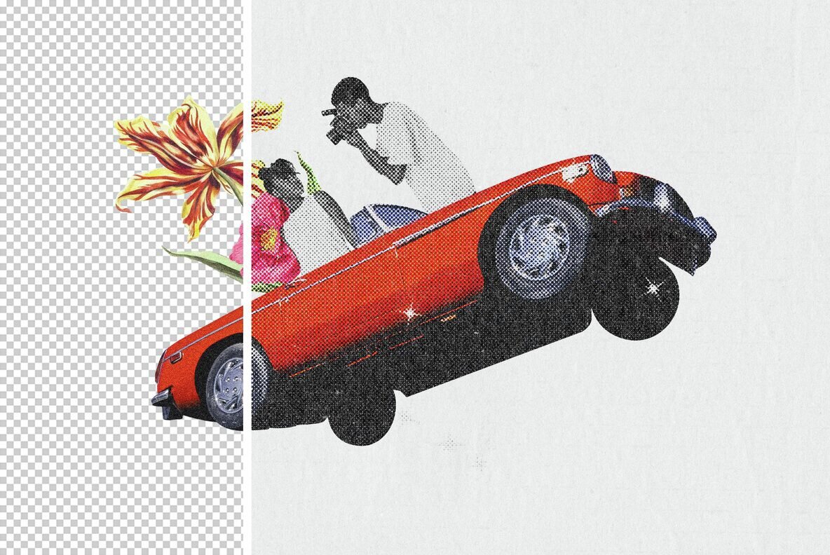 Retro Printer Design Effect 5