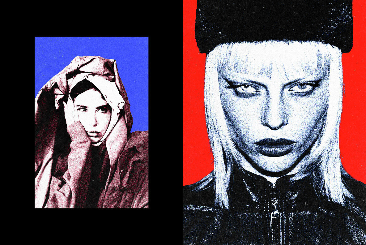 Color Risoprint Photo Effect 3