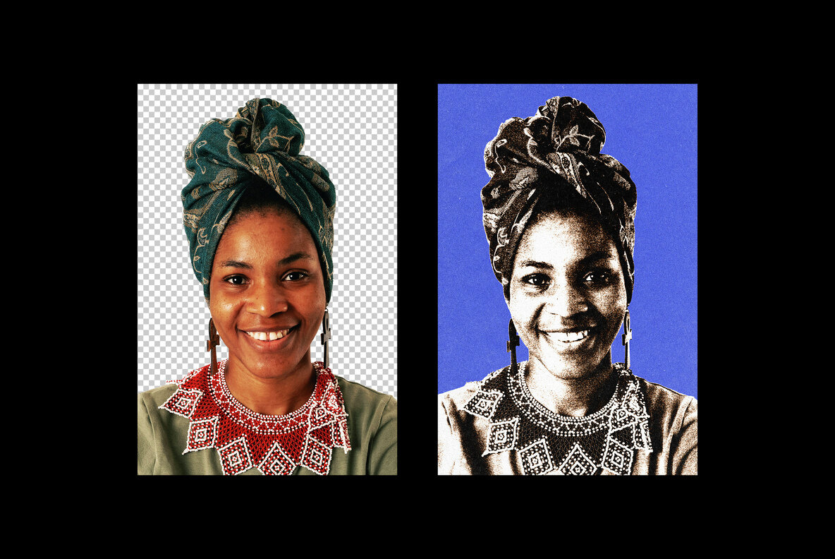 Color Risoprint Photo Effect 6