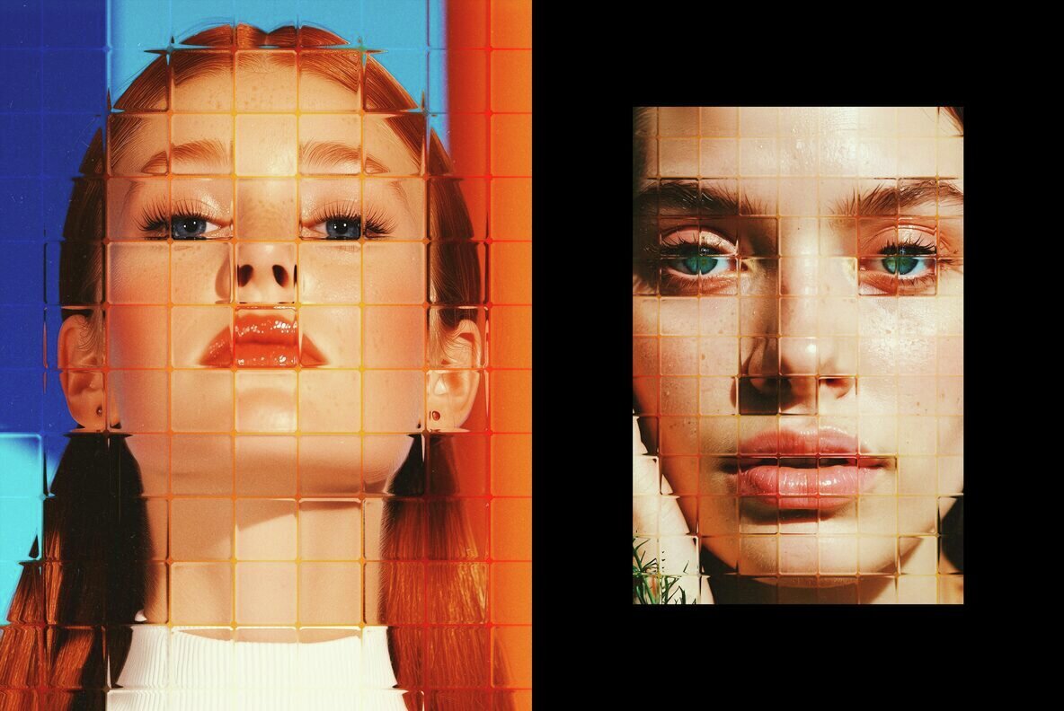 Glass Refraction Photo Effect 2