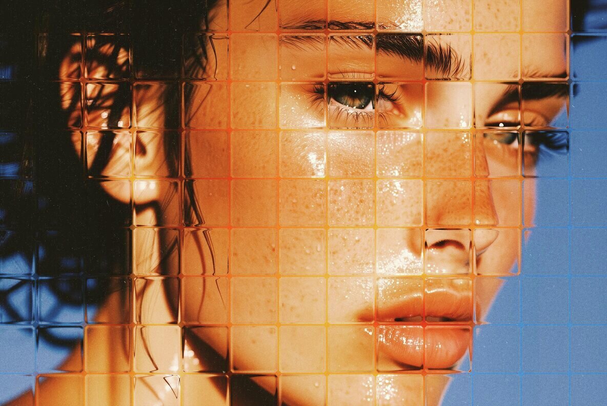 Glass Refraction Photo Effect 3