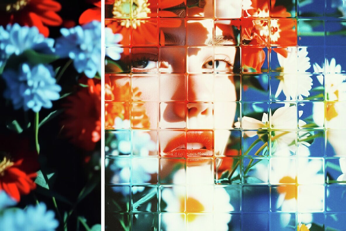 Glass Refraction Photo Effect 5