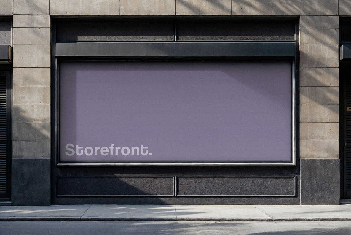 Storefront Billboard Mockup 1