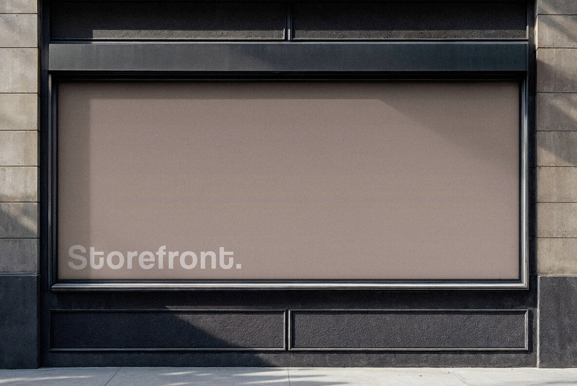 Storefront Billboard Mockup 3