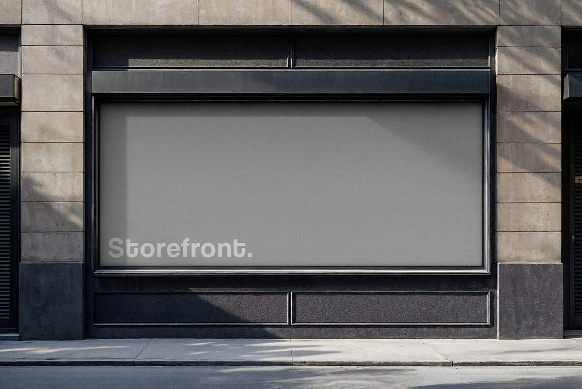 Storefront Billboard Mockup 4