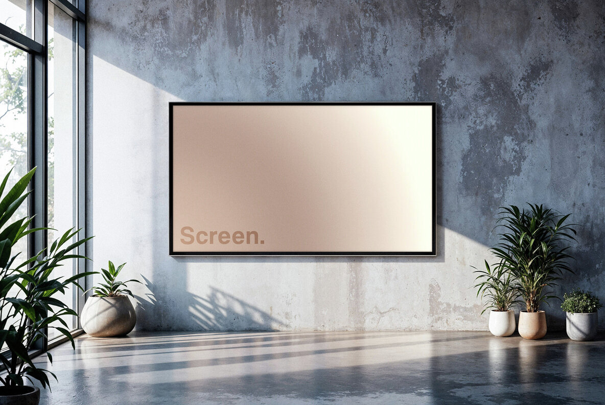 Minimalist Screen Mockup 1