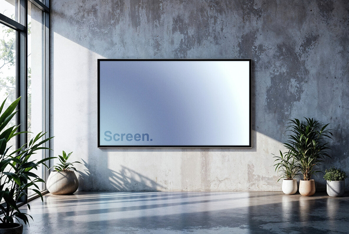Minimalist Screen Mockup 3