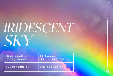 Iridescent Sky Backgrounds