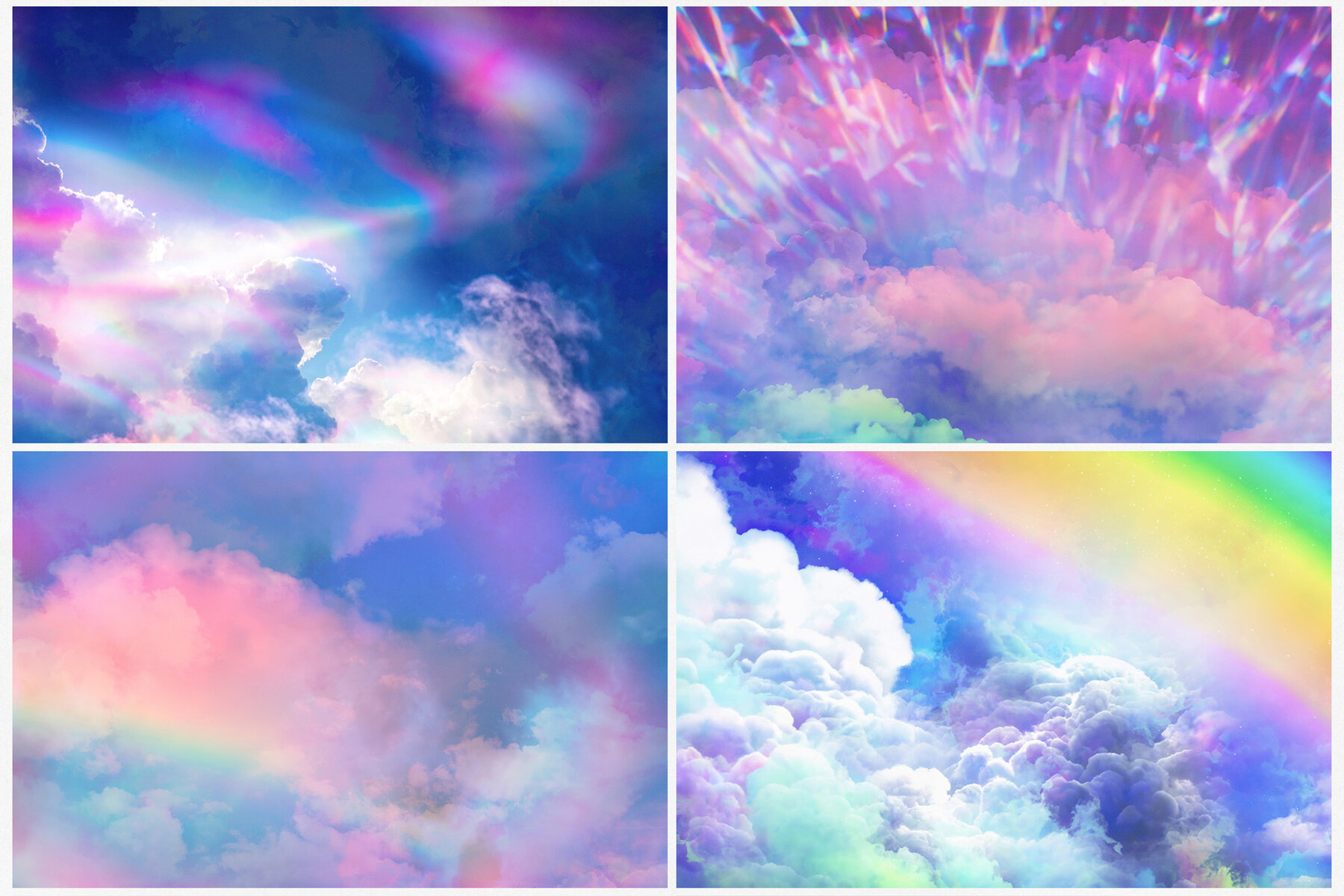 Iridescent Sky Backgrounds 4