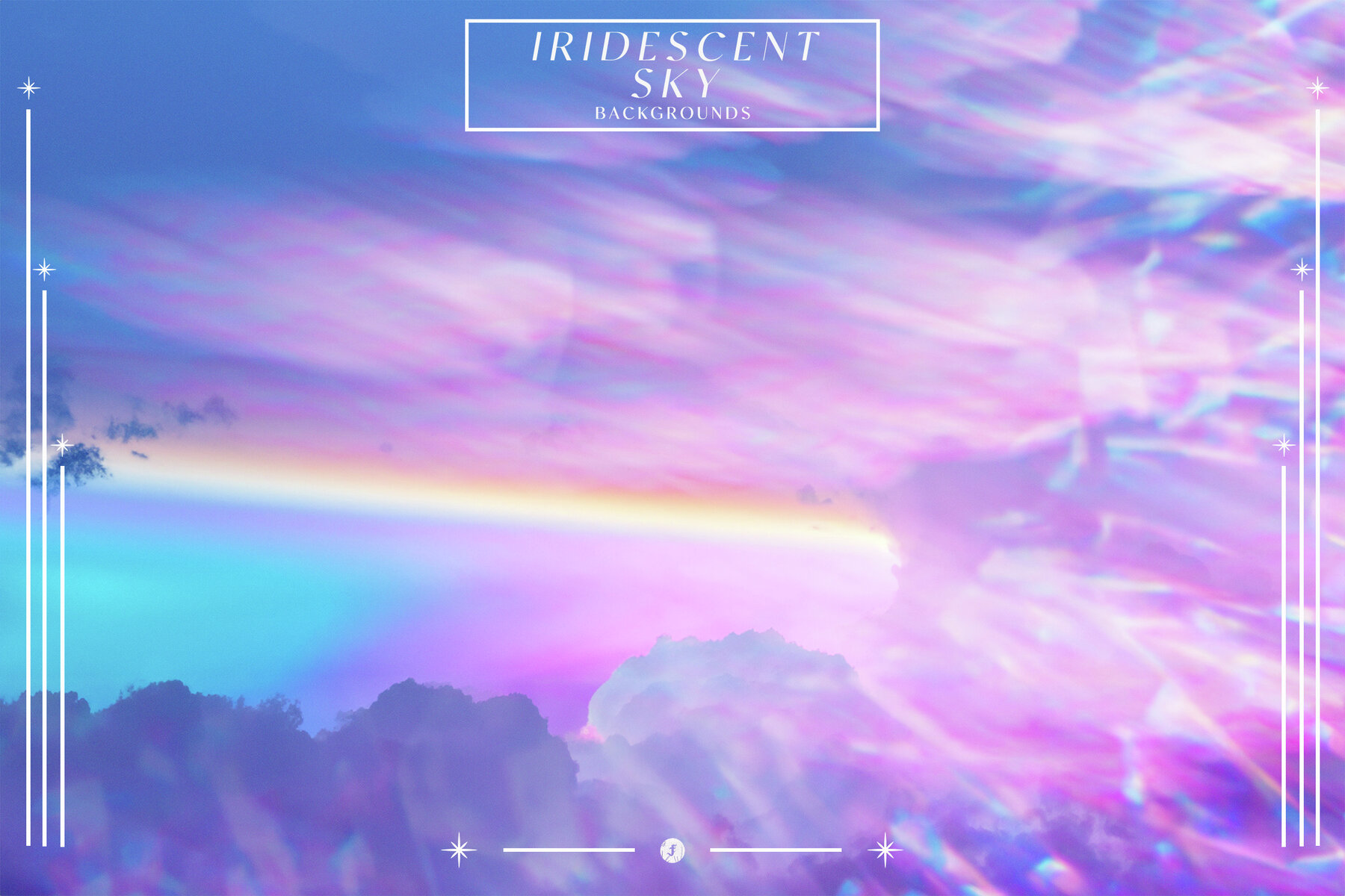 Iridescent Sky Backgrounds 12