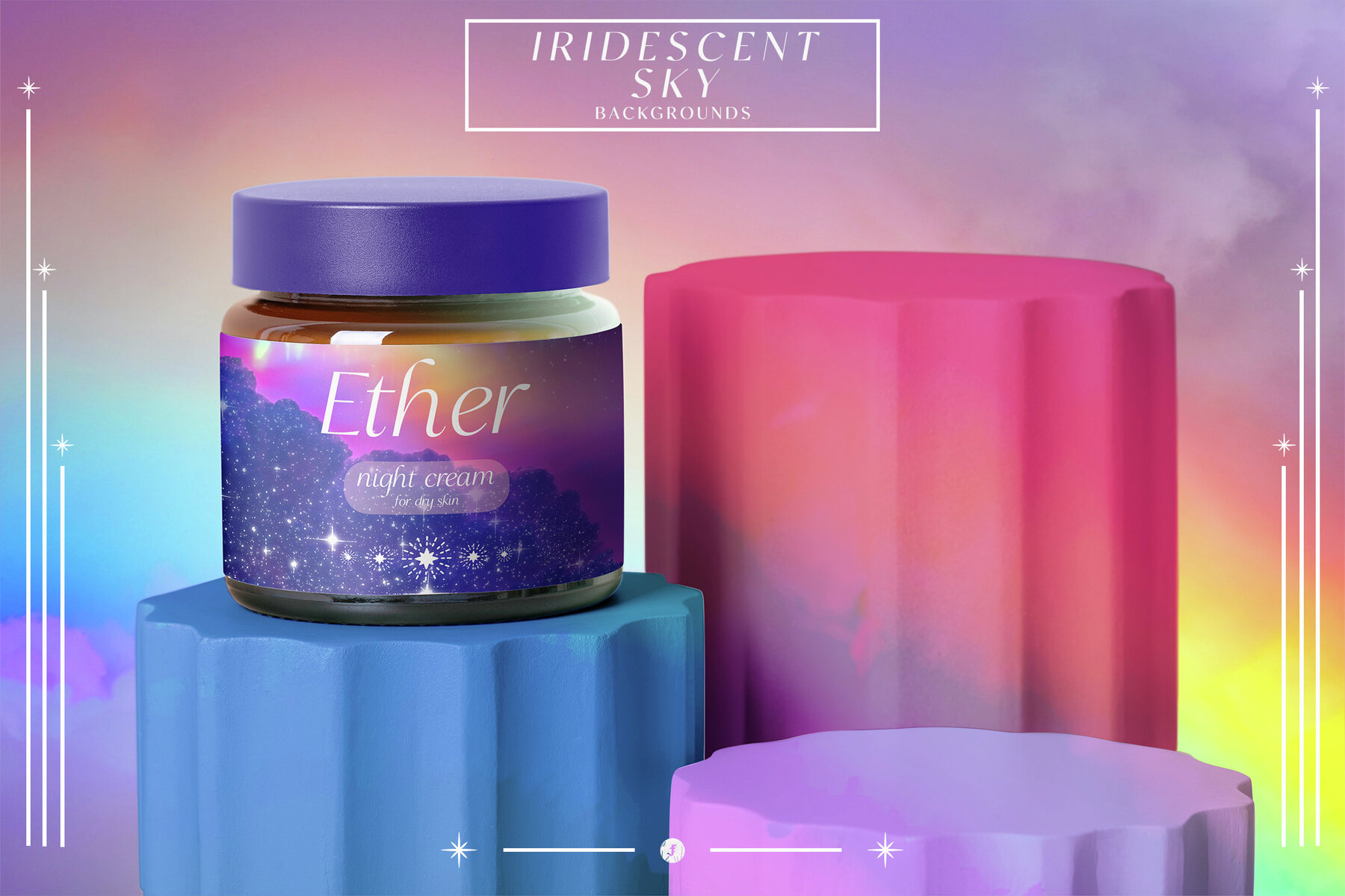 Iridescent Sky Backgrounds 16