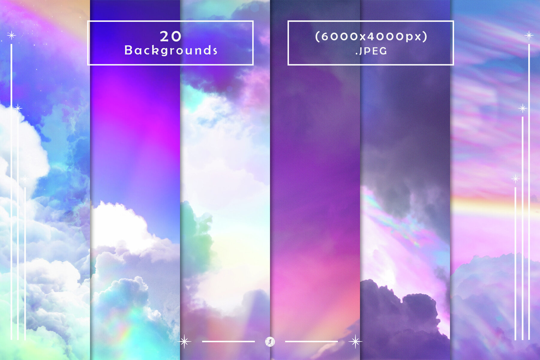 Iridescent Sky Backgrounds 17