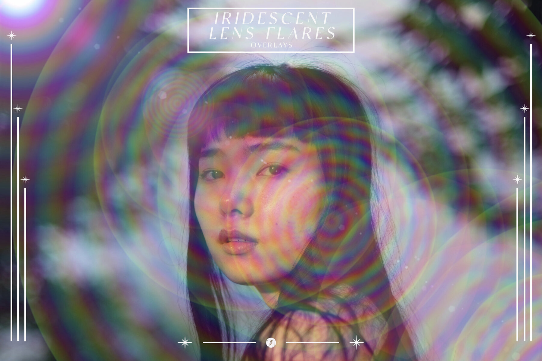 Iridescent Lens Flares Overlays 2