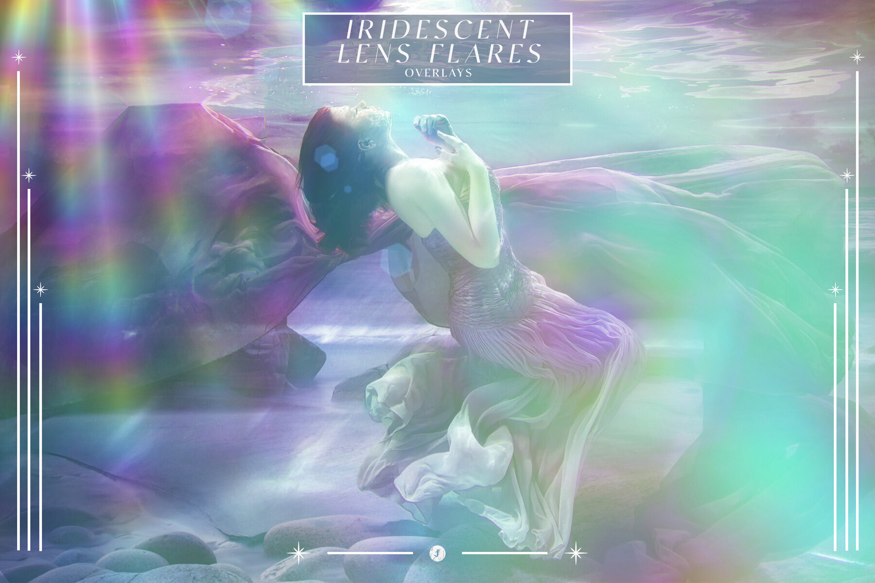 Iridescent Lens Flares Overlays 3