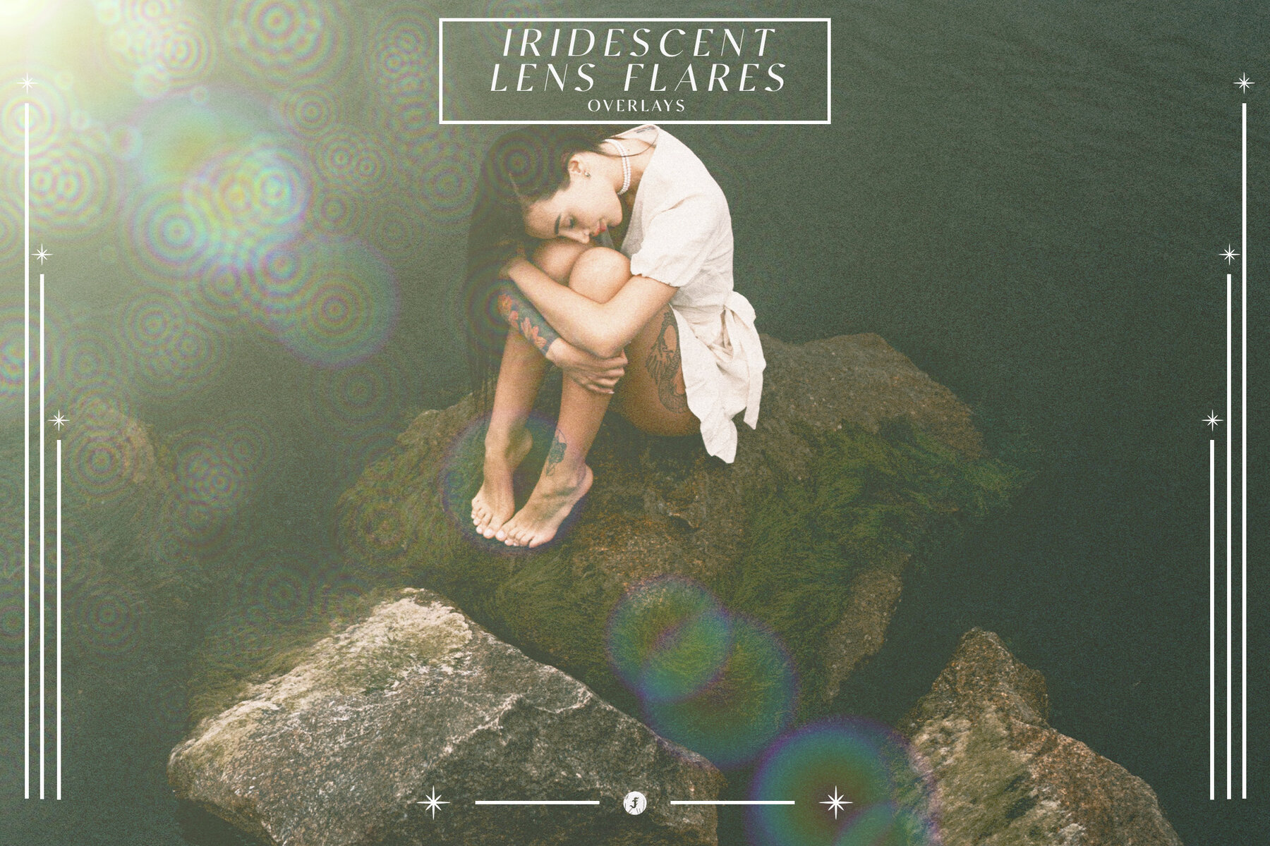 Iridescent Lens Flares Overlays 8