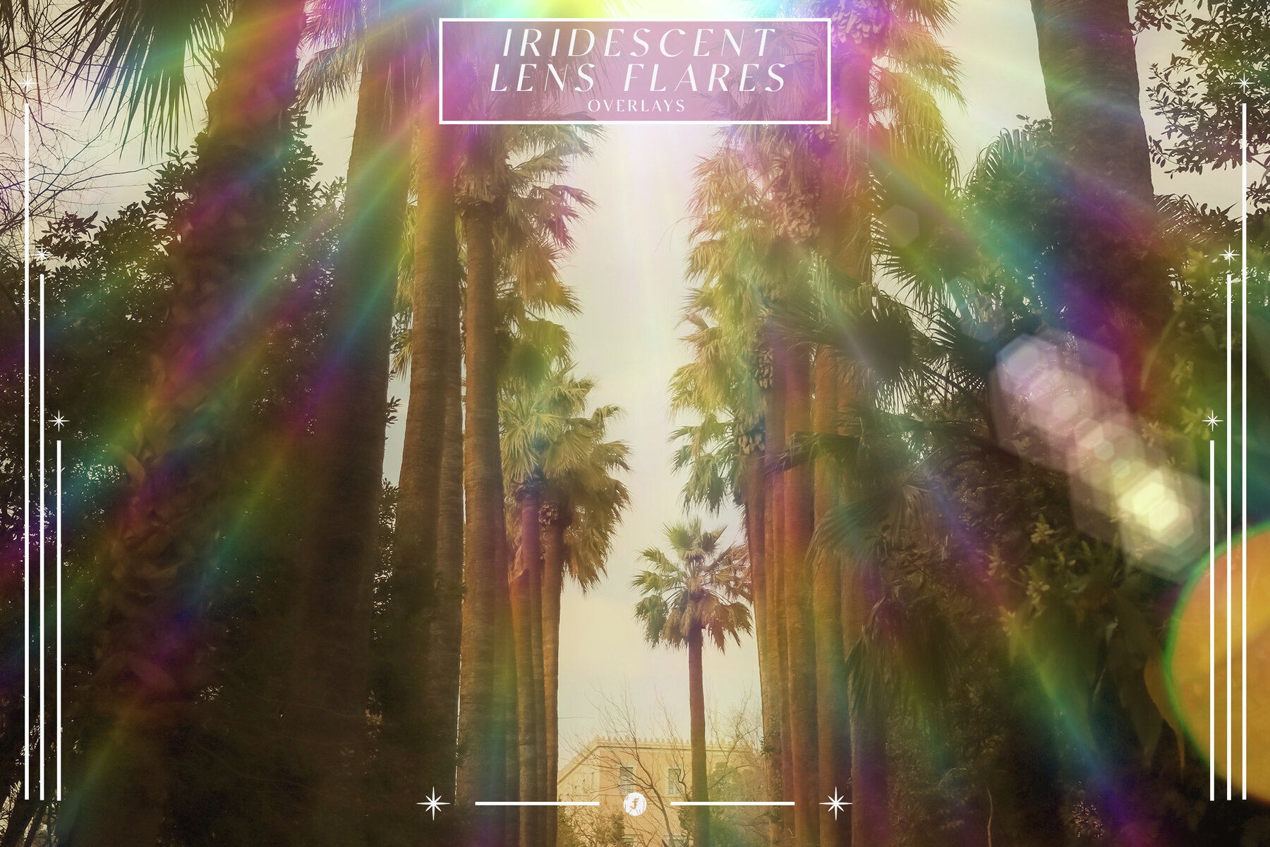 Iridescent Lens Flares Overlays 11