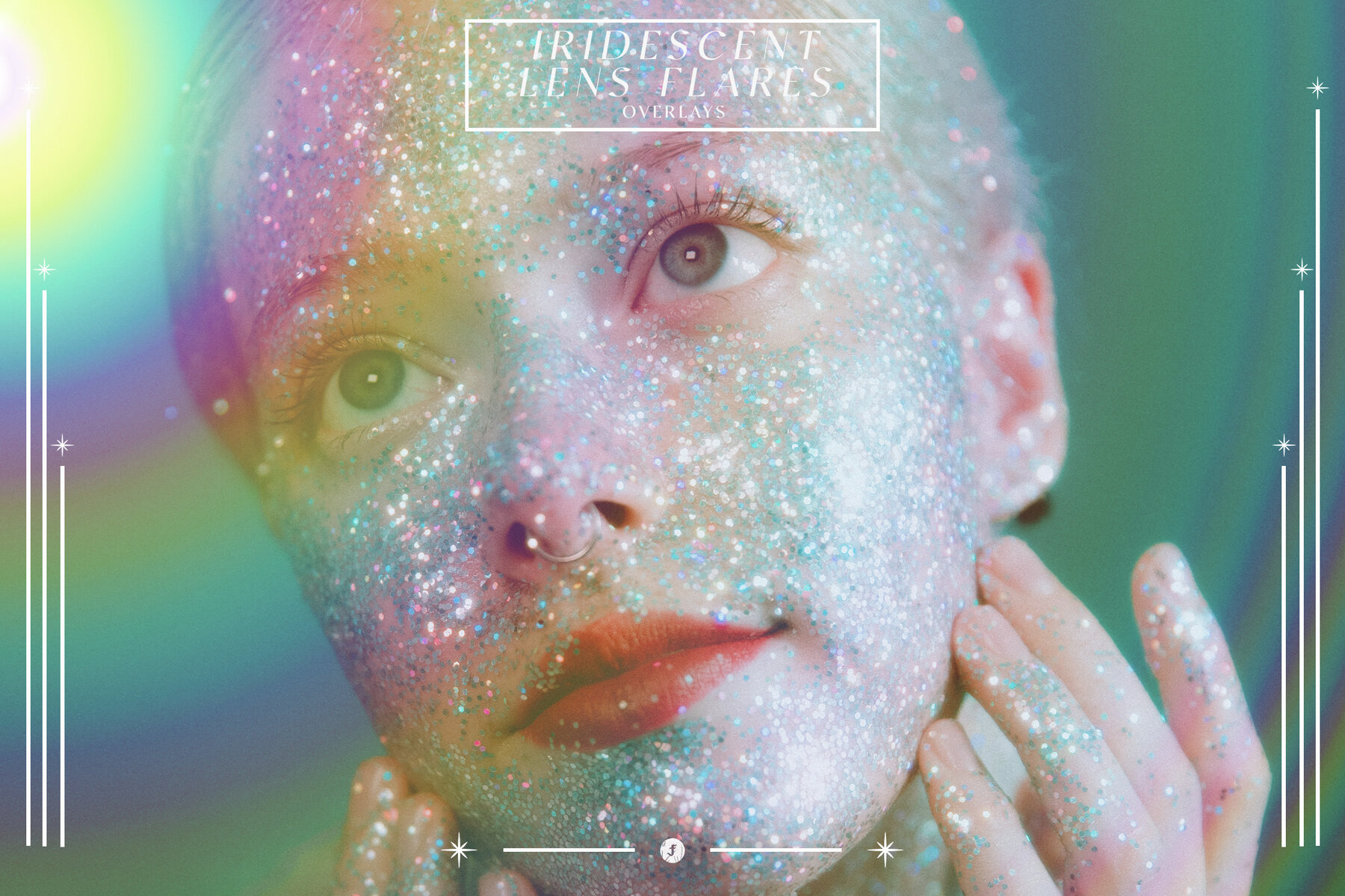 Iridescent Lens Flares Overlays 13