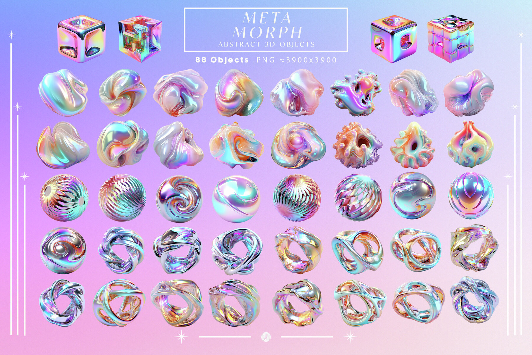 MateMorph Abstract 3D Objects 7