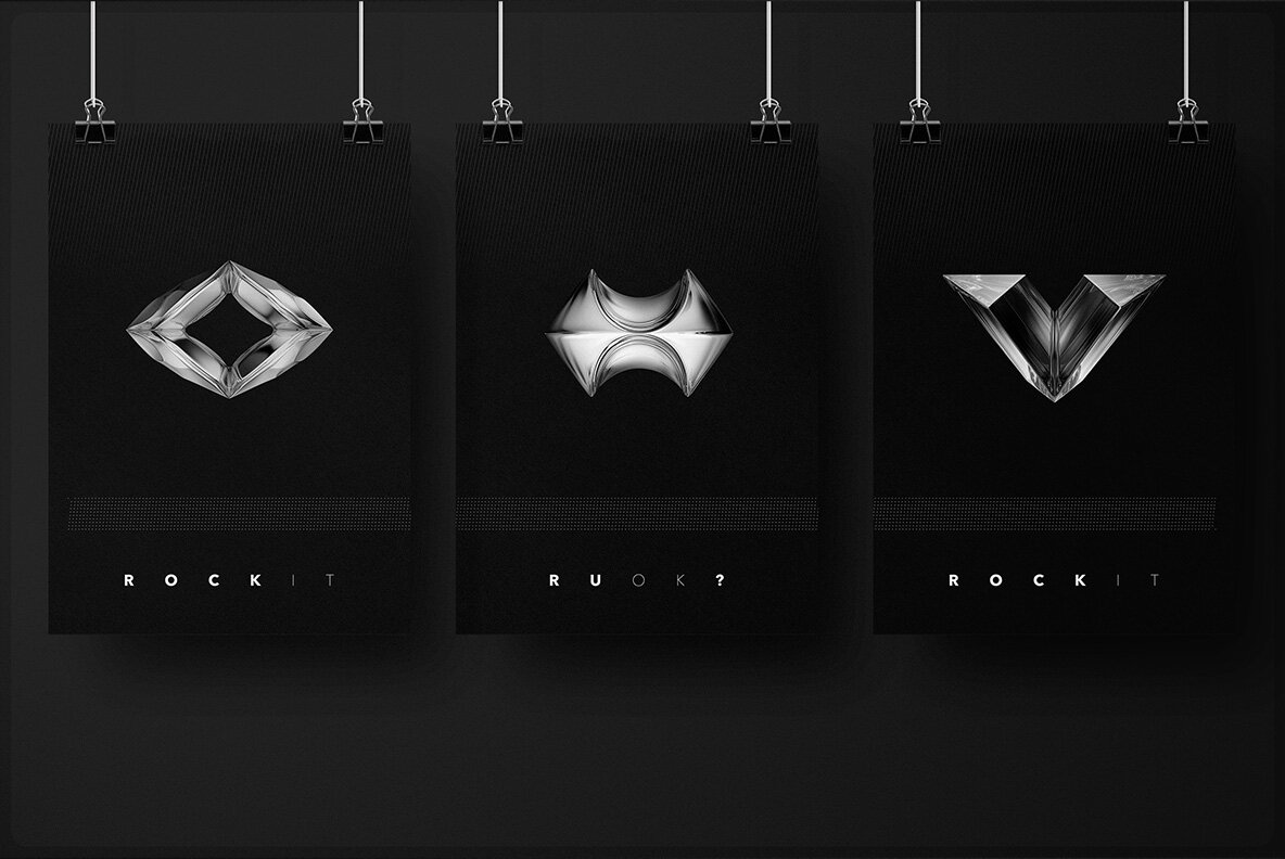 3D Prism Glass Shapes 7