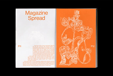 Magazine Spread Mockup