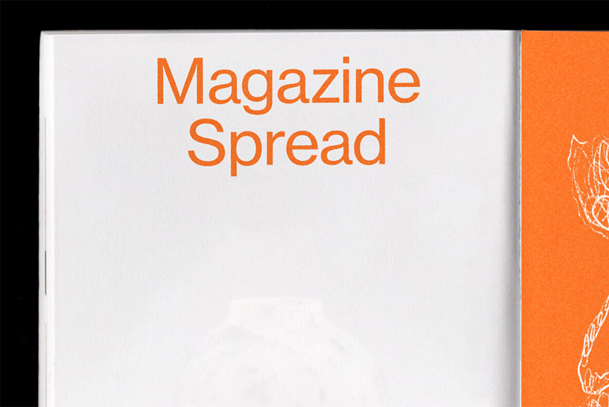 Magazine Spread Mockup 5
