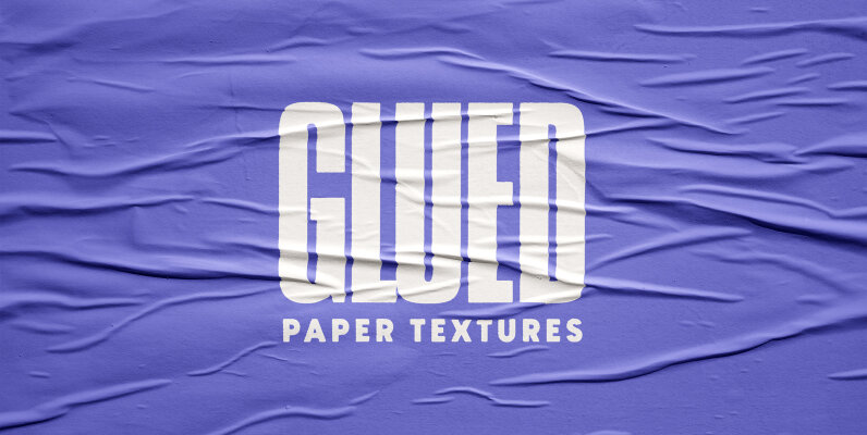 Glued Paper Textures